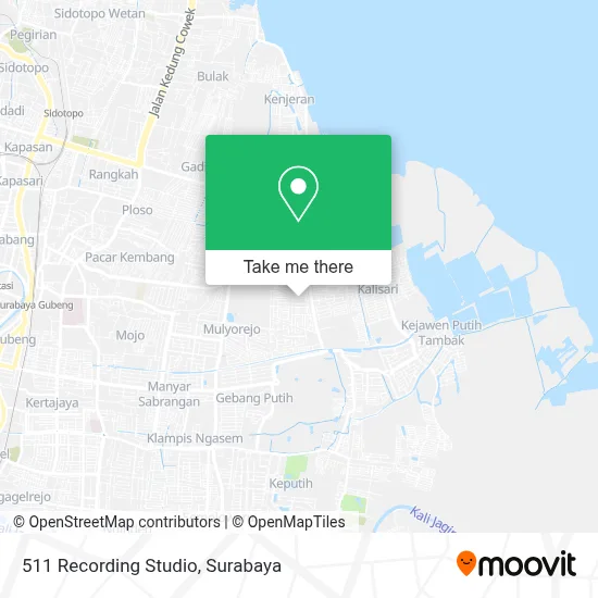 511 Recording Studio map