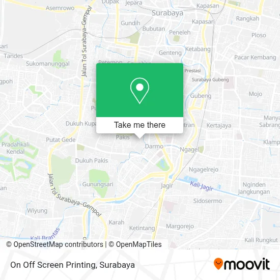 On Off Screen Printing map