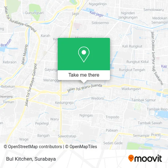 Bul Kitchen map