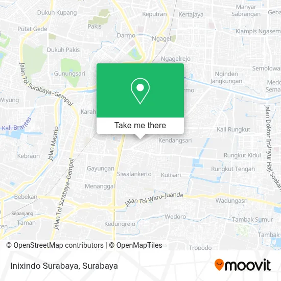 Inixindo Surabaya map