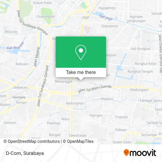 D-Com map