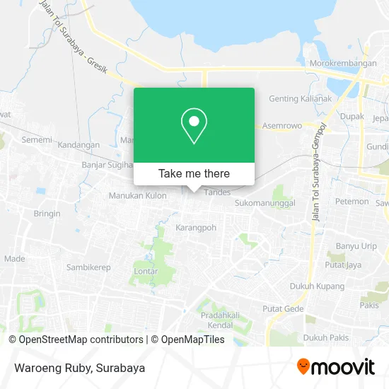 Waroeng Ruby map