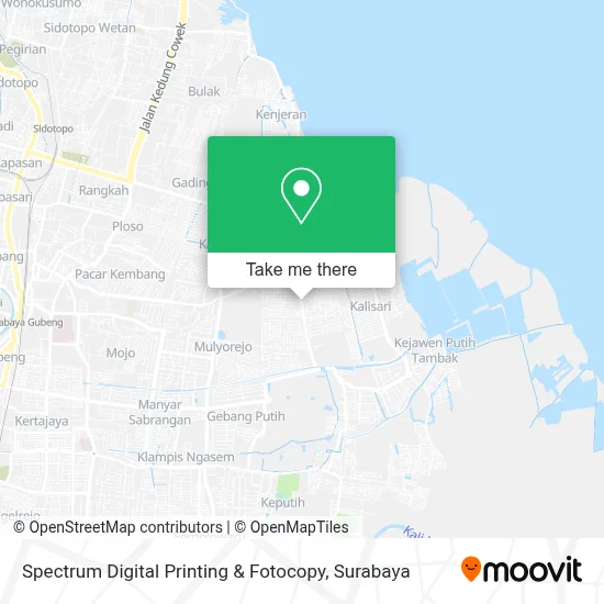 Spectrum Digital Printing & Fotocopy map