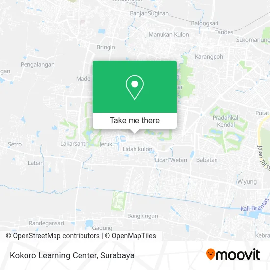 Kokoro Learning Center map