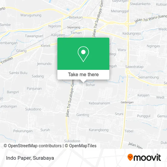 Indo Paper map
