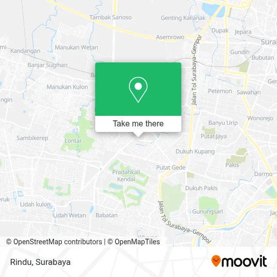 Rindu map