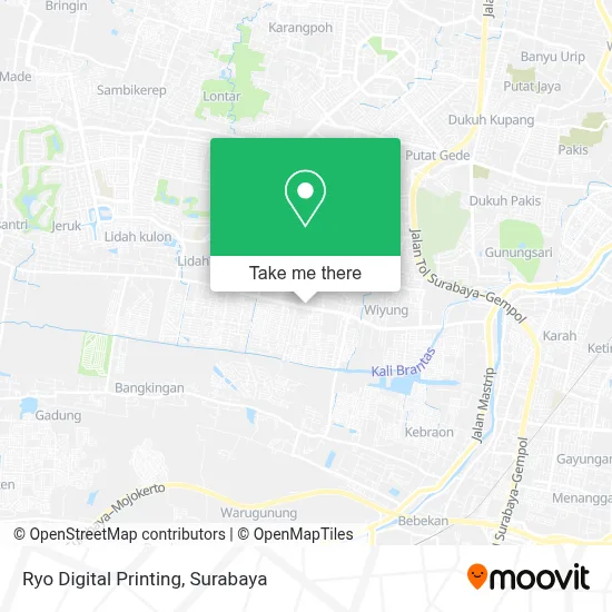 Ryo Digital Printing map