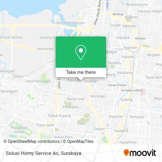Solusi Homy Service Ac map