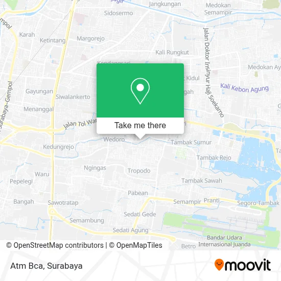 Atm Bca map