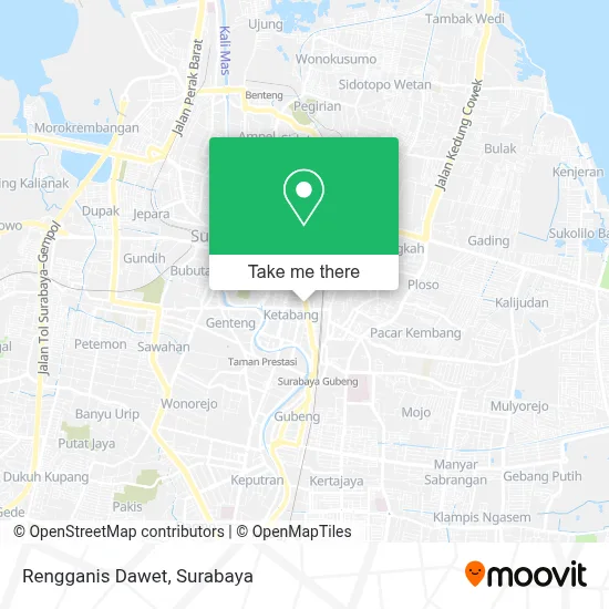 Rengganis Dawet map