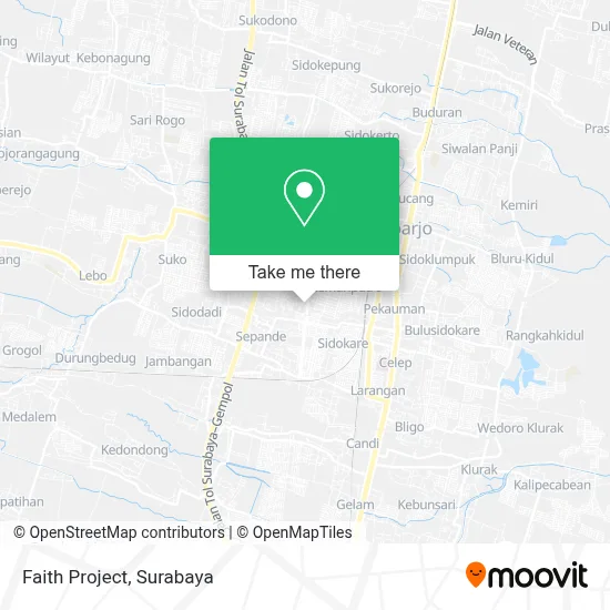 Faith Project map