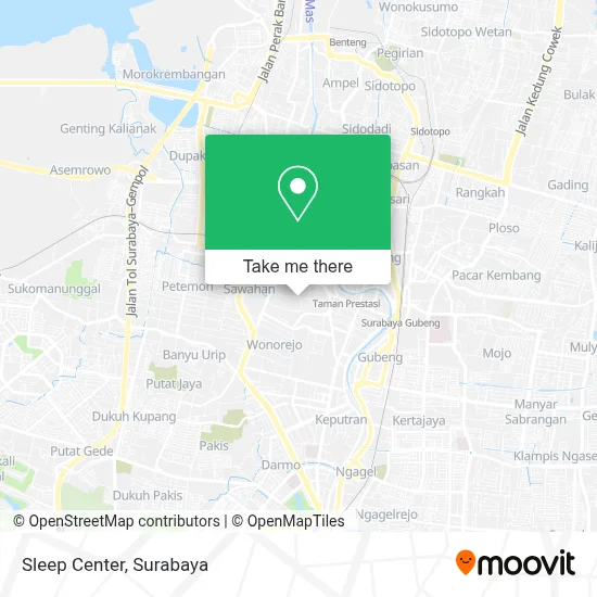 Sleep Center map