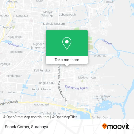 Snack Corner map