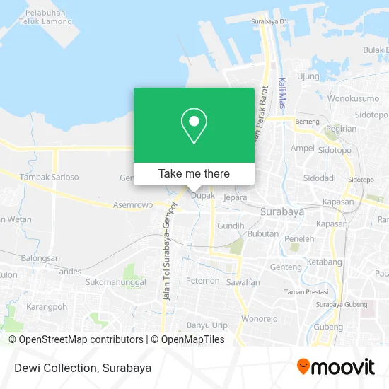 Dewi Collection map