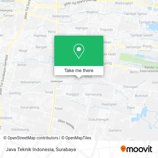 Java Teknik Indonesia map