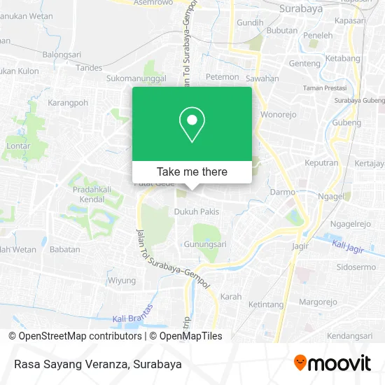 Rasa Sayang Veranza map