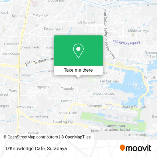 D'Knowledge Cafe map