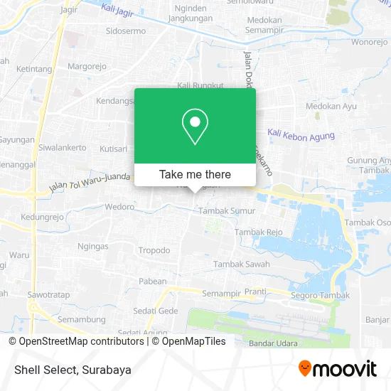 Shell Select map