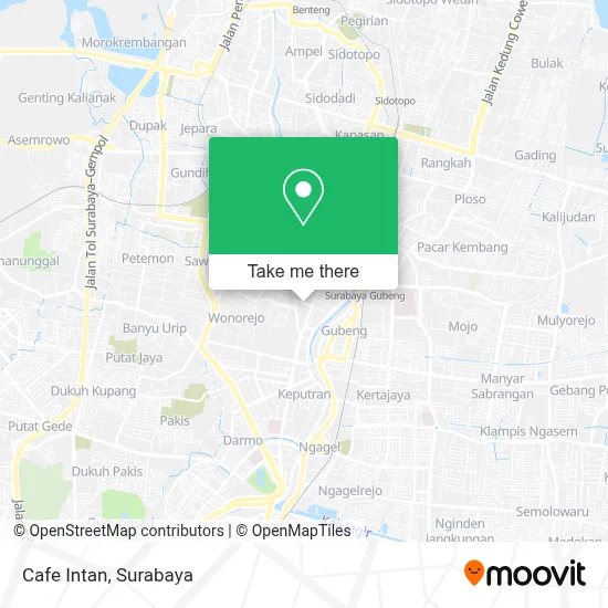 Cafe Intan map