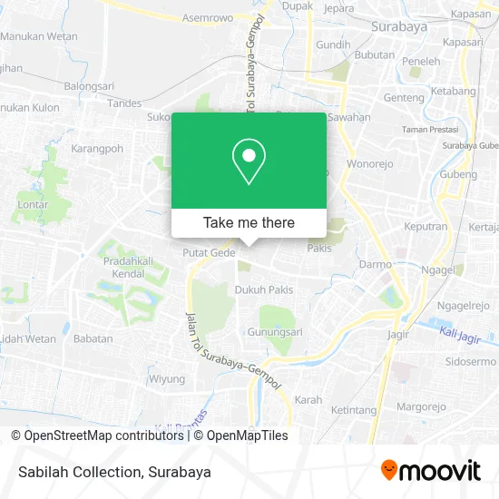 Sabilah Collection map