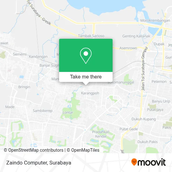 Zaindo Computer map