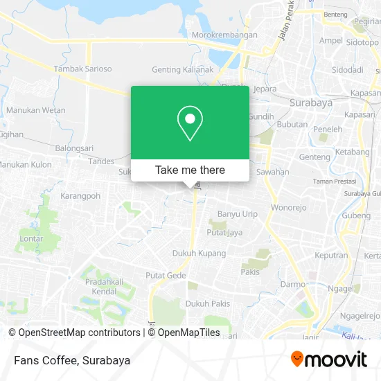 Fans Coffee map