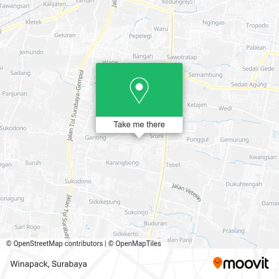 Winapack map