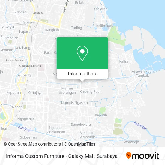 Informa Custom Furniture - Galaxy Mall map