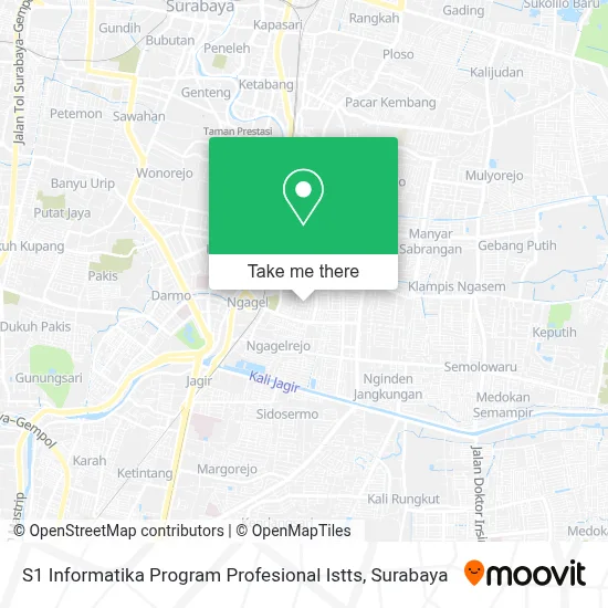 S1 Informatika Program Profesional Istts map