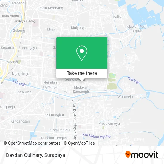 Devdan Culinary map
