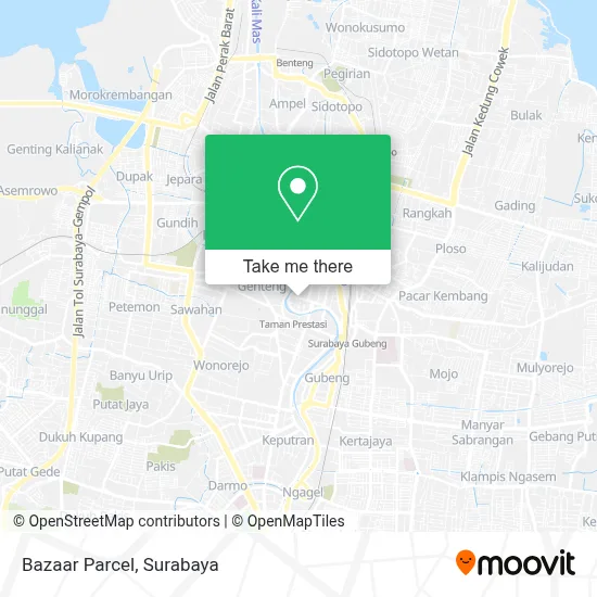 Bazaar Parcel map