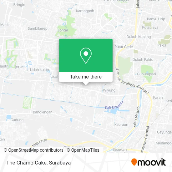 The Chamo Cake map