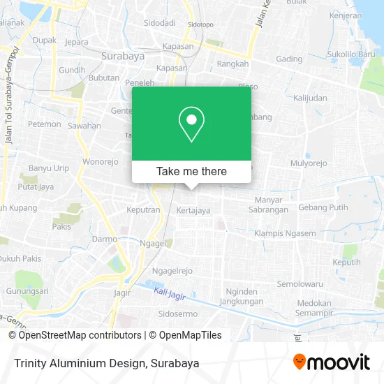 Trinity Aluminium Design map