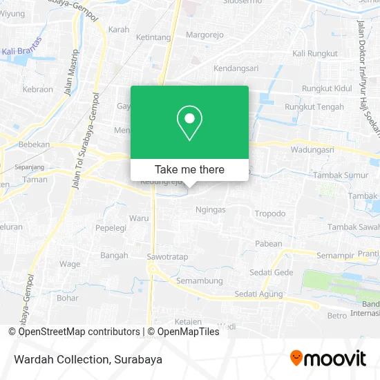 Wardah Collection map