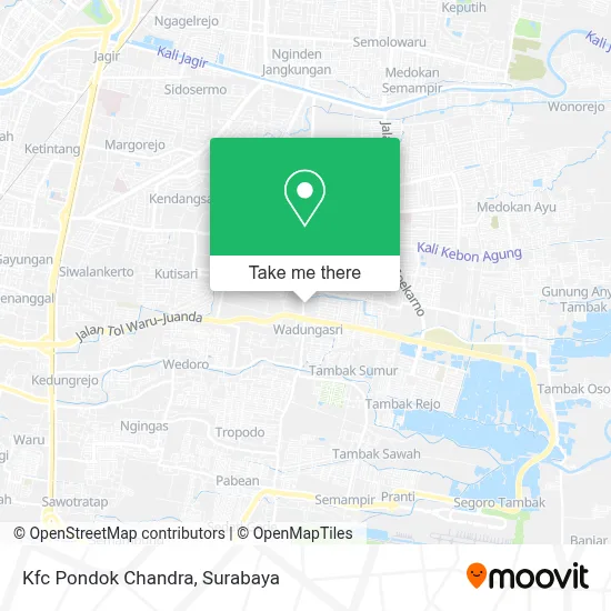 Kfc Pondok Chandra map