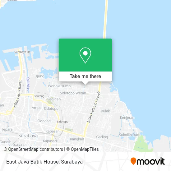 East Java Batik House map