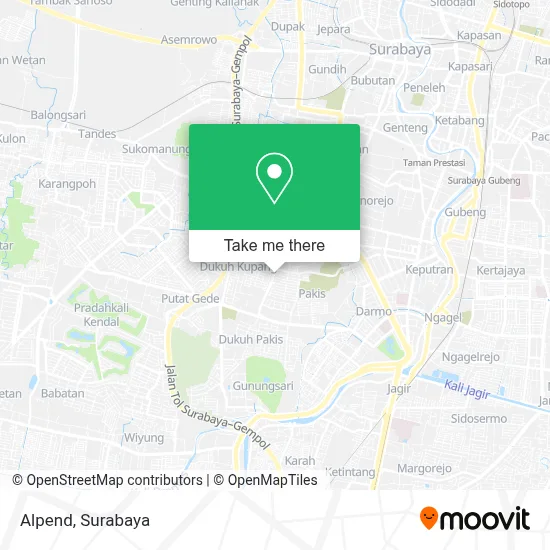 Alpend map