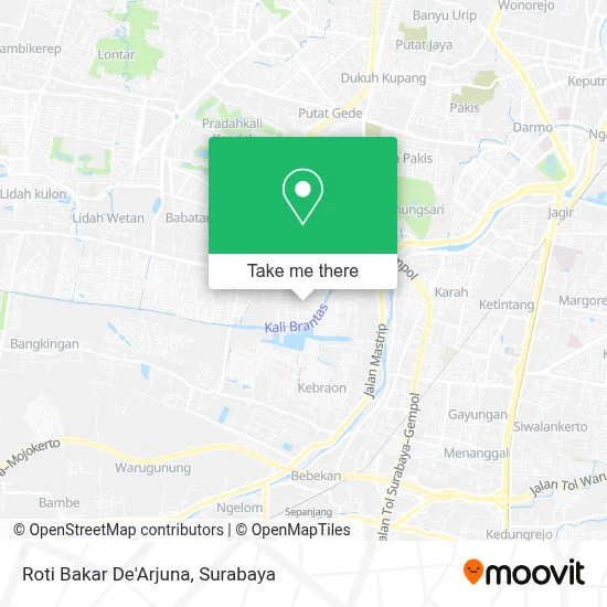 Roti Bakar De'Arjuna map