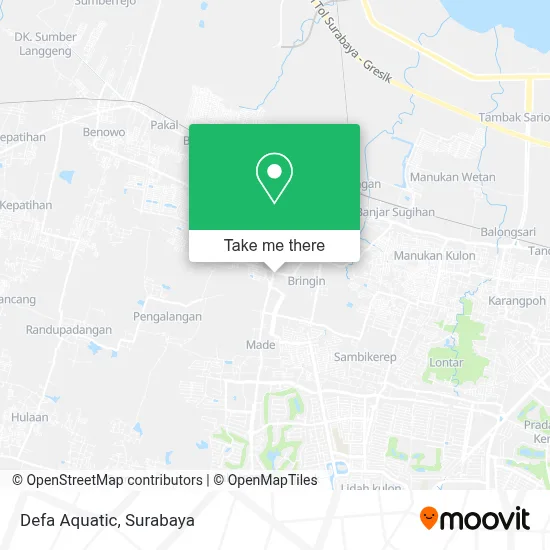 Defa Aquatic map