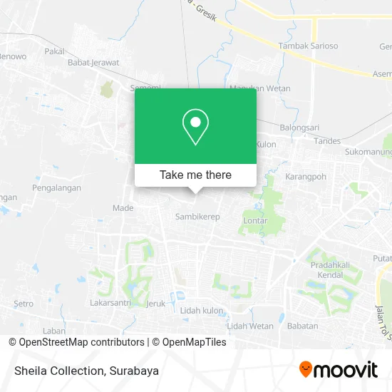 Sheila Collection map