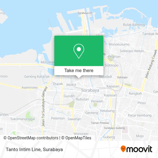 Tanto Intim Line map