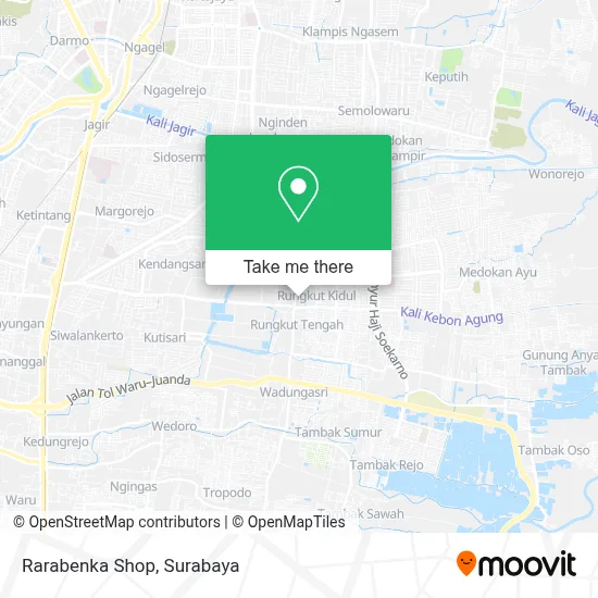 Rarabenka Shop map