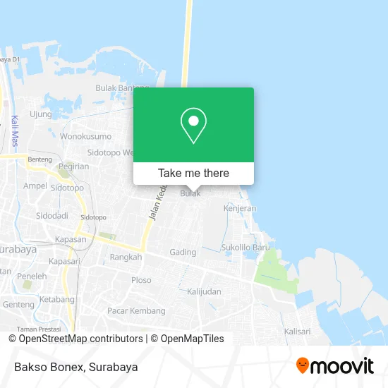 Bakso Bonex map