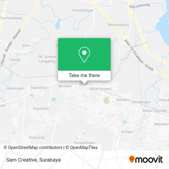 Sam Creative map
