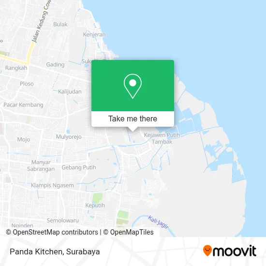 Panda Kitchen map