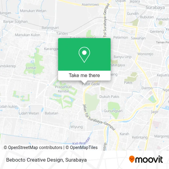 Bebocto Creative Design map