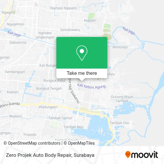 Zero Projek Auto Body Repair map