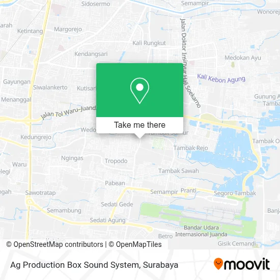 Ag Production Box Sound System map
