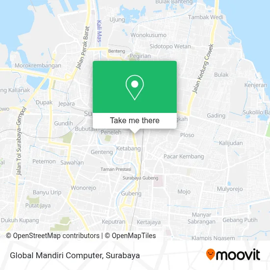 Global Mandiri Computer map