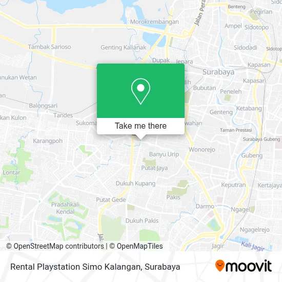 Rental Playstation Simo Kalangan map